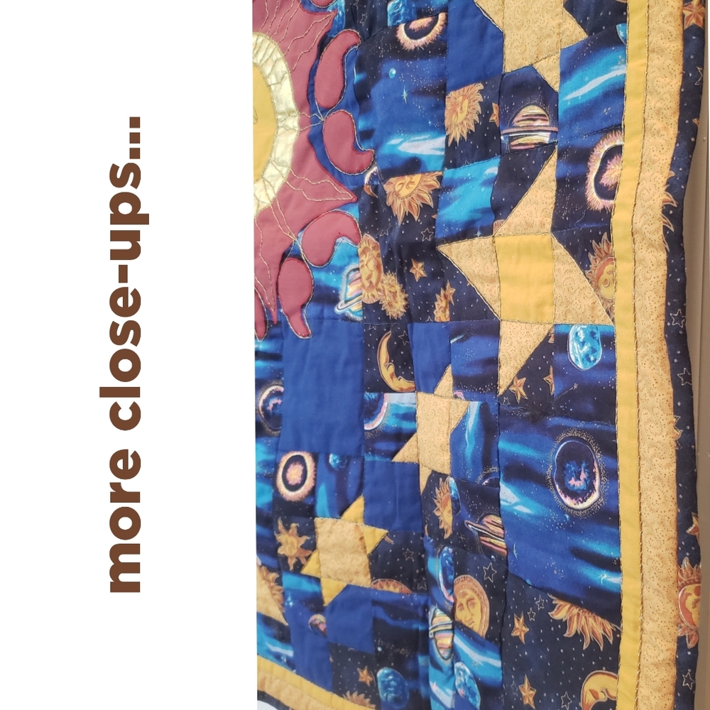 *🌞SALE🌜*  Custom wall hanging with sun, moon, stars, planets! - Picture 8 of 10